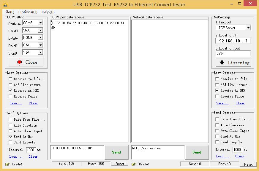 Serial port software